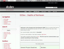 Tablet Screenshot of dcdev.wikidot.com