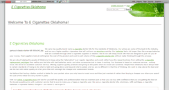 Desktop Screenshot of ecigarettesoklahoma.wikidot.com