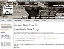 Tablet Screenshot of marblesprings.wikidot.com