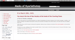 Desktop Screenshot of masks.wikidot.com