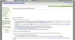 Desktop Screenshot of amish-madesilverwarechest.wikidot.com