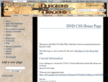 Tablet Screenshot of dnd-css-mod.wikidot.com