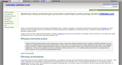 Desktop Screenshot of odsiebie.wikidot.com