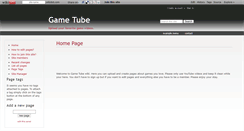 Desktop Screenshot of gametube.wikidot.com