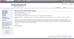 Desktop Screenshot of individualcult.wikidot.com