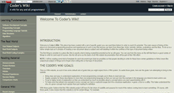 Desktop Screenshot of coderswiki.wikidot.com
