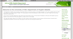 Desktop Screenshot of nkcenglishdepartment.wikidot.com