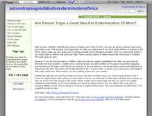 Tablet Screenshot of get-rid-of-mice.wikidot.com