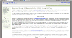 Desktop Screenshot of gossip-girl.wikidot.com