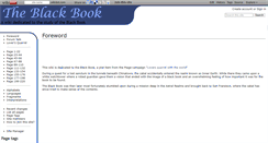 Desktop Screenshot of blackbook.wikidot.com