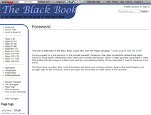 Tablet Screenshot of blackbook.wikidot.com