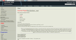 Desktop Screenshot of epic-duel.wikidot.com