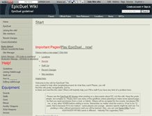 Tablet Screenshot of epic-duel.wikidot.com