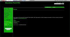 Desktop Screenshot of boundlessplanet.wikidot.com