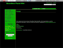 Tablet Screenshot of boundlessplanet.wikidot.com