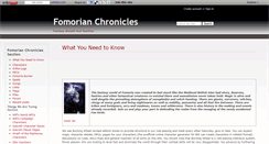 Desktop Screenshot of fomorianchronicles.wikidot.com