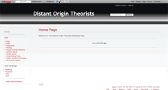 Desktop Screenshot of distantorigintheorists.wikidot.com