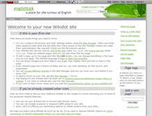 Tablet Screenshot of englishtalk.wikidot.com