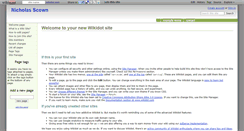 Desktop Screenshot of nicholasscown.wikidot.com