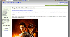 Desktop Screenshot of dragonballevolutionfree.wikidot.com