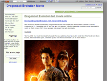 Tablet Screenshot of dragonballevolutionfree.wikidot.com