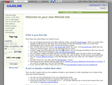 Tablet Screenshot of cajoline.wikidot.com