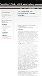 Mobile Screenshot of gen-disc2009.wikidot.com