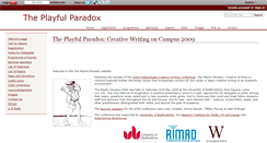 Desktop Screenshot of cwparadox.wikidot.com