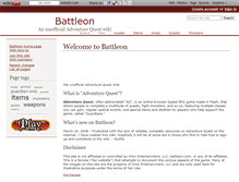 Tablet Screenshot of battleon.wikidot.com