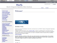 Tablet Screenshot of morfs.wikidot.com