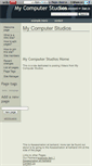 Mobile Screenshot of mycomputerstudios.wikidot.com
