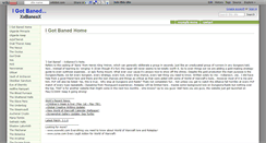 Desktop Screenshot of igotbaned.wikidot.com