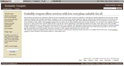 Desktop Screenshot of godaddycoupon.wikidot.com