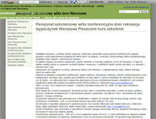 Tablet Screenshot of dom-willa-pensjonat-warszawa.wikidot.com
