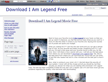 Tablet Screenshot of download-iamlegend-free.wikidot.com