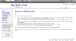 Desktop Screenshot of bigbrainclub.wikidot.com