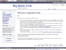 Tablet Screenshot of bigbrainclub.wikidot.com