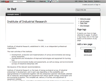 Tablet Screenshot of iir-de2.wikidot.com