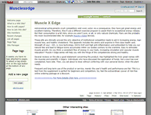 Tablet Screenshot of musclexedge.wikidot.com