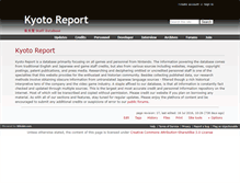 Tablet Screenshot of kyoto-report.wikidot.com
