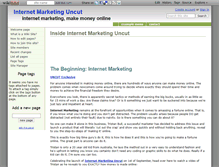 Tablet Screenshot of iinternetmarketinguncut.wikidot.com