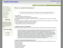 Tablet Screenshot of health-informatics.wikidot.com