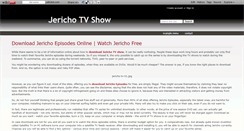 Desktop Screenshot of jericho.wikidot.com