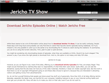 Tablet Screenshot of jericho.wikidot.com