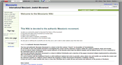 Desktop Screenshot of messianic.wikidot.com