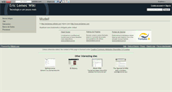 Desktop Screenshot of ericlemes.wikidot.com