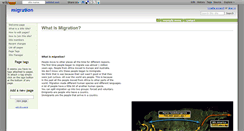 Desktop Screenshot of migration.wikidot.com