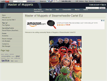 Tablet Screenshot of muppets.wikidot.com