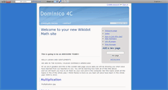 Desktop Screenshot of dominico4c.wikidot.com