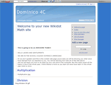 Tablet Screenshot of dominico4c.wikidot.com